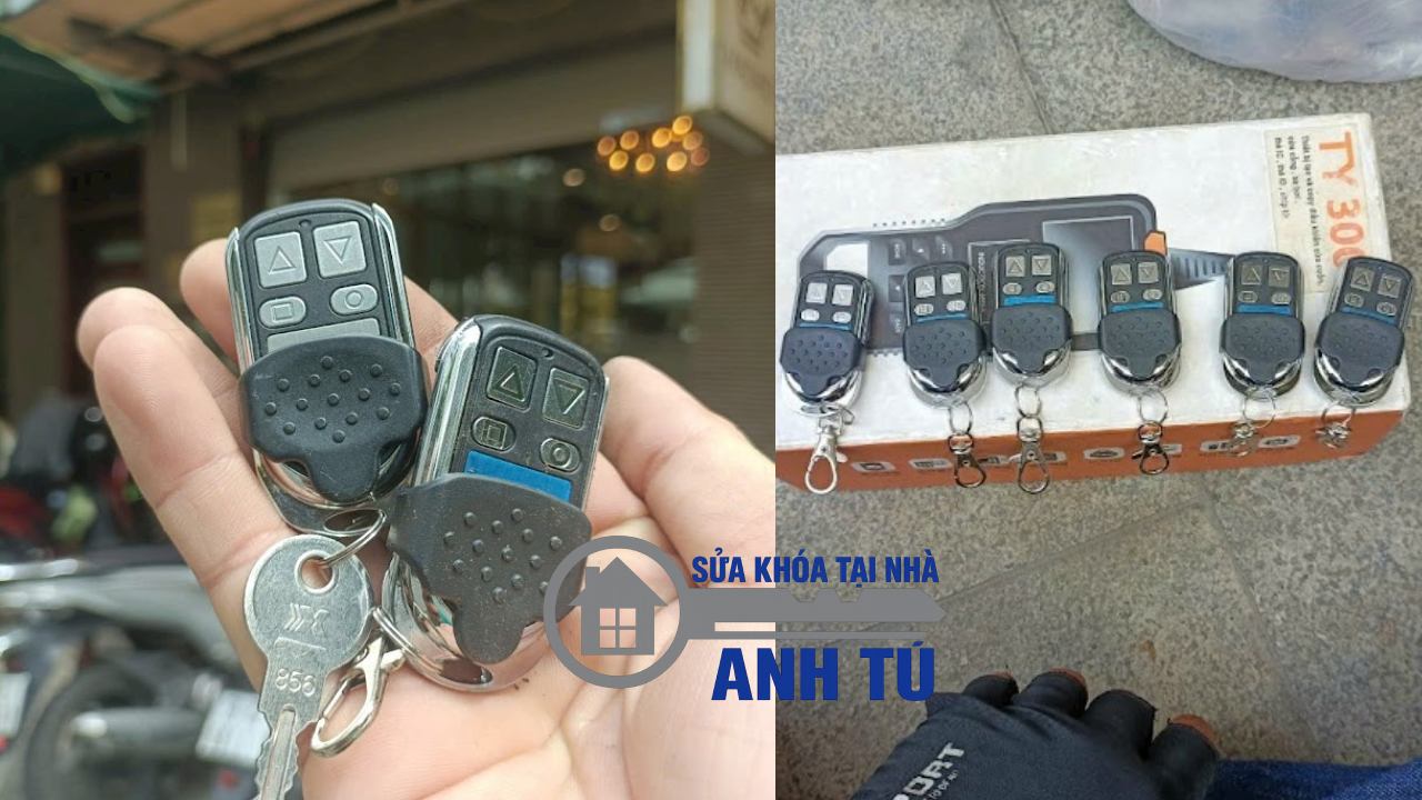 Làm thêm remote cửa cuốn dự phòng cho gia đình