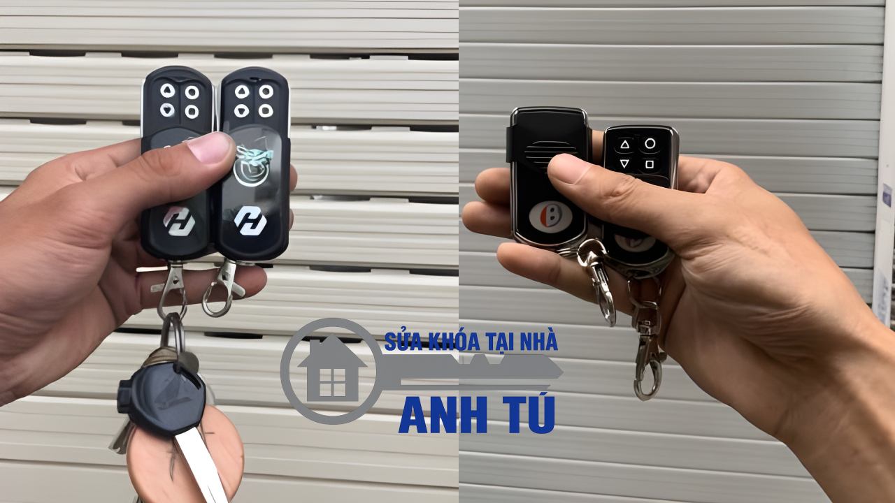 Mất remote cửa cuốn cần cài lại remote mới an toàn