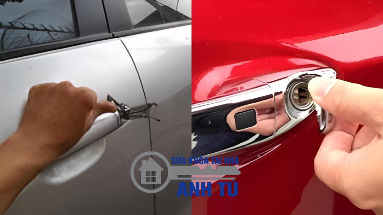 Mở cửa ô tô không phá không trầy xước thân xe