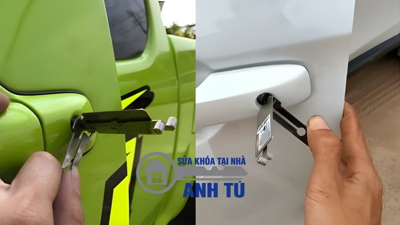 Mở khóa ô tô khi kẹt nút khóa xử lý nhanh tại chỗ