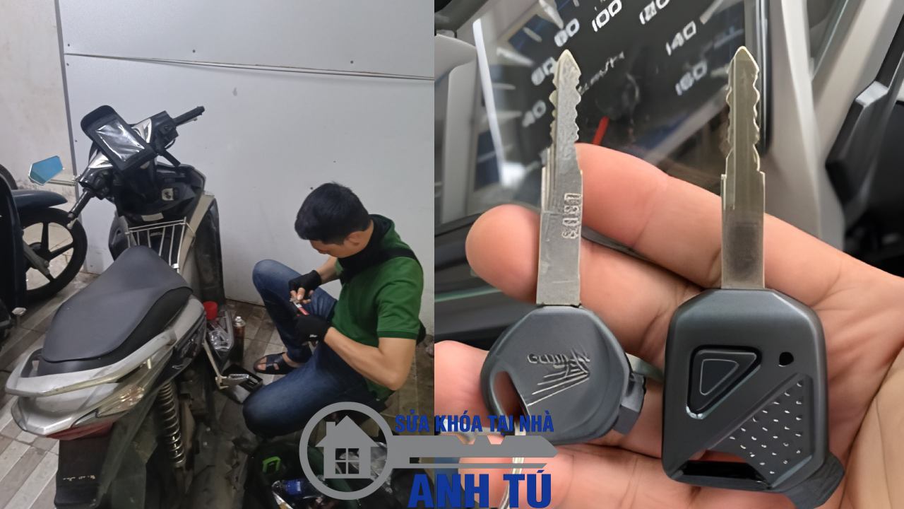 Quy trình làm chìa khóa xe máy rõ ràng an toàn