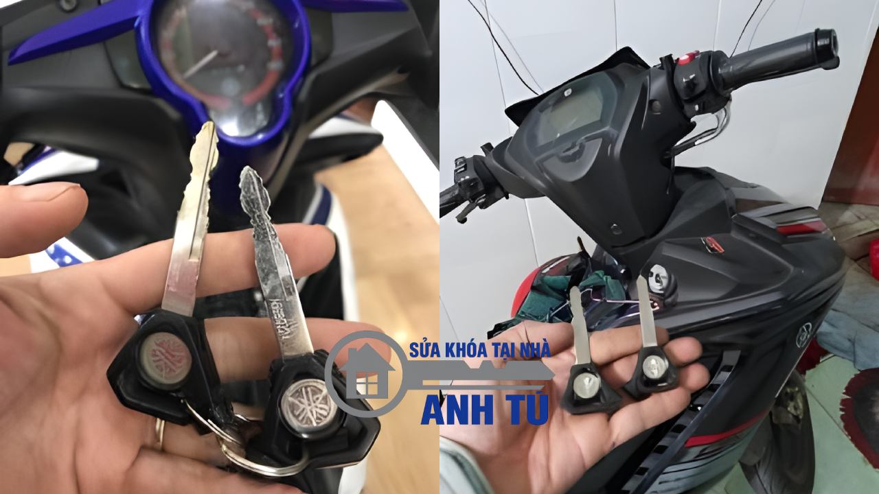 Sửa ổ khóa xe máy bị kẹt rít khó mở